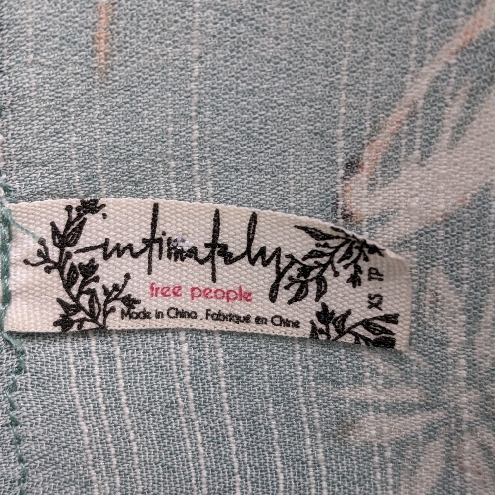 Free People Bellflower Tunic Lace Cami Top Size XS - Picture 4 of 9